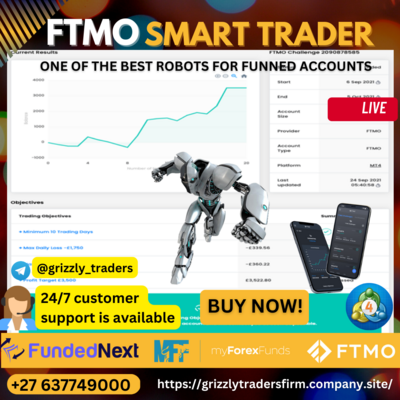 FTMO SMART TRADER FOREX ROBOT - Best EA for FTMO Challenges