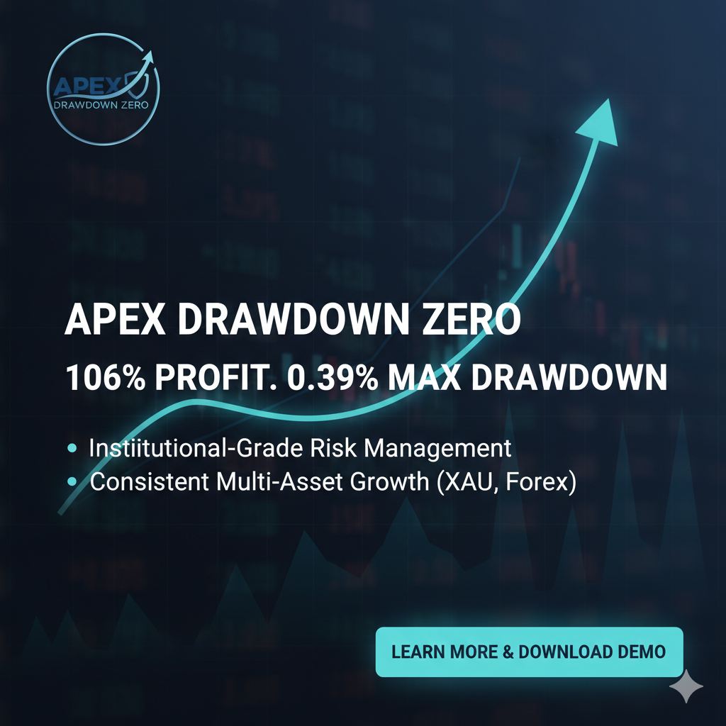 Apex Drawdown Zero MT5 EA | Best Gold Trading Robot 2026 (+106%)