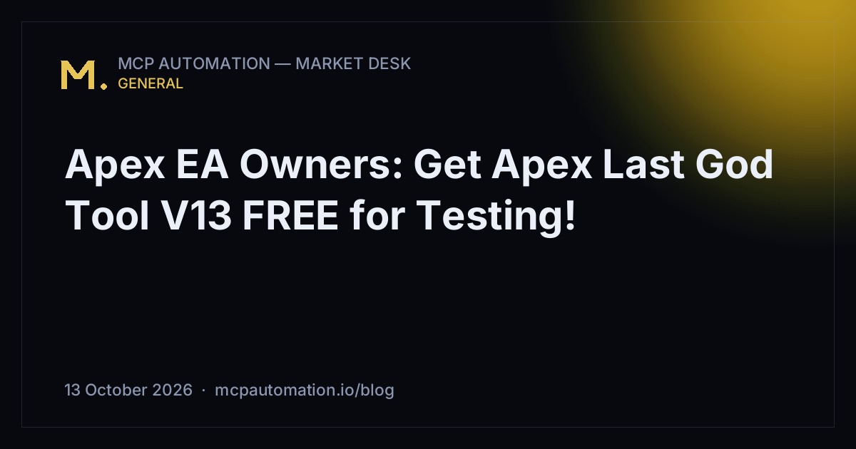 Apex EA Owners: Get Apex Last God Tool V13 FREE for Testing!